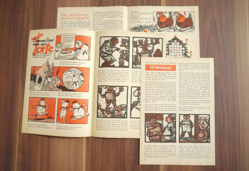 Atze Kinderzeitschrift DDR Weihnachtmann 1964 Heft 12 Comic