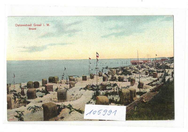 Ak Ostseebad Graal i. M. Strand Postkarte 1919