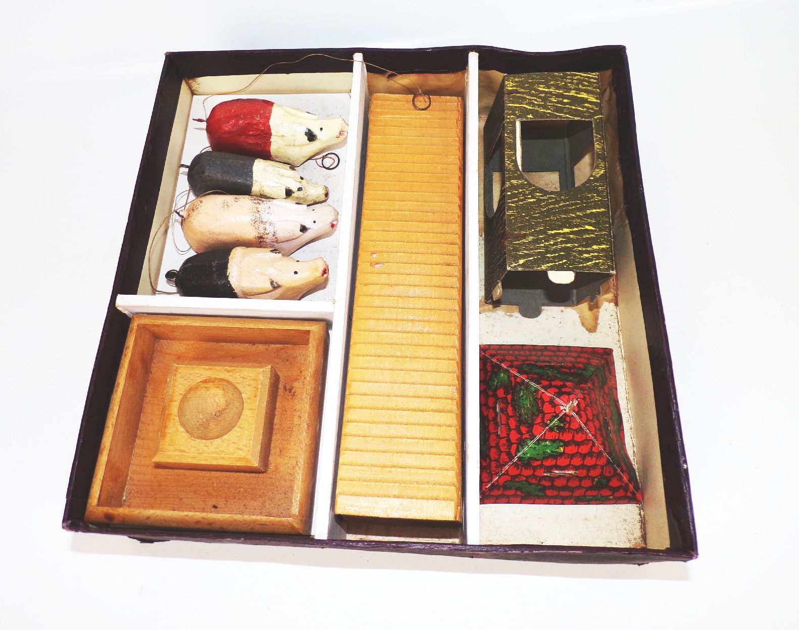 Hoki Poki Die hungrigen Schweine altes Gesellschaftsspiel Spear u Söhne Nürnberg