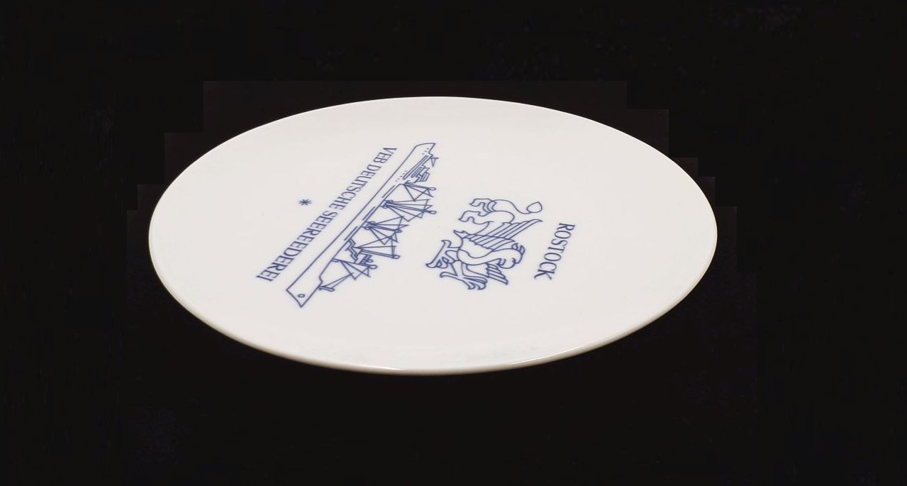 Meissen Wandteller Rostock VEB Deutsche Seereederei 1 Wahl 