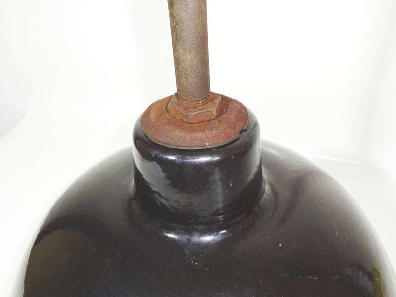 Vintage Fabriklampe Emaille Lampe industrial Deckenlampe Loft Deko