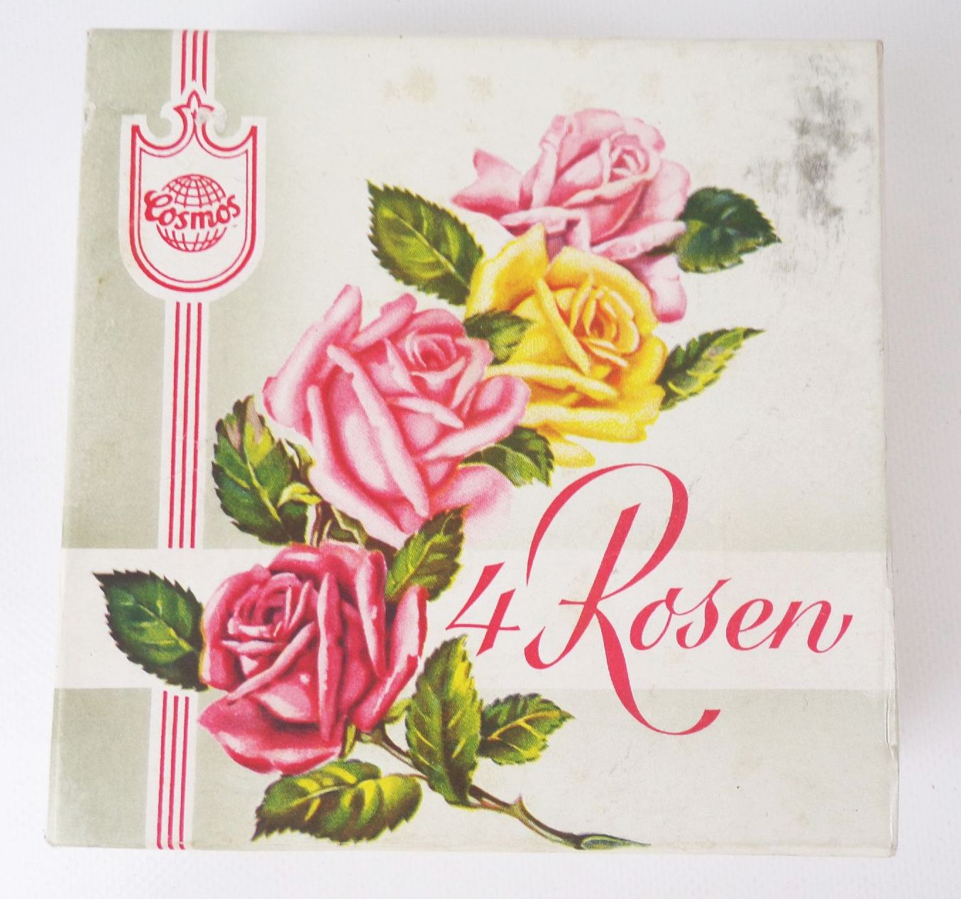 Cosmos Seife 4 Rosen Louis Guthmann Dresden 1950er Deko Cosmos Seife 4 Rosen Louis Guthmann Dresden 1950er Deko