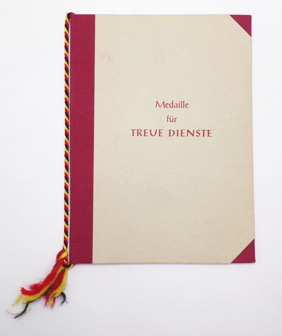 Urkunde Volksarmee Medaille Treue Dienste 1957 DDR NVA