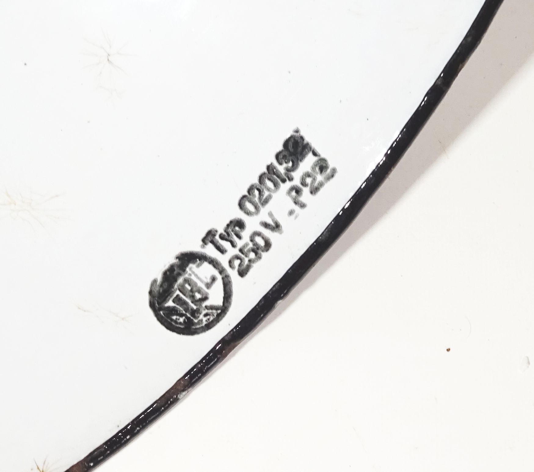 Alte Emaille Fabriklampe industrial Deckenlampe Loft Deko true Vintage