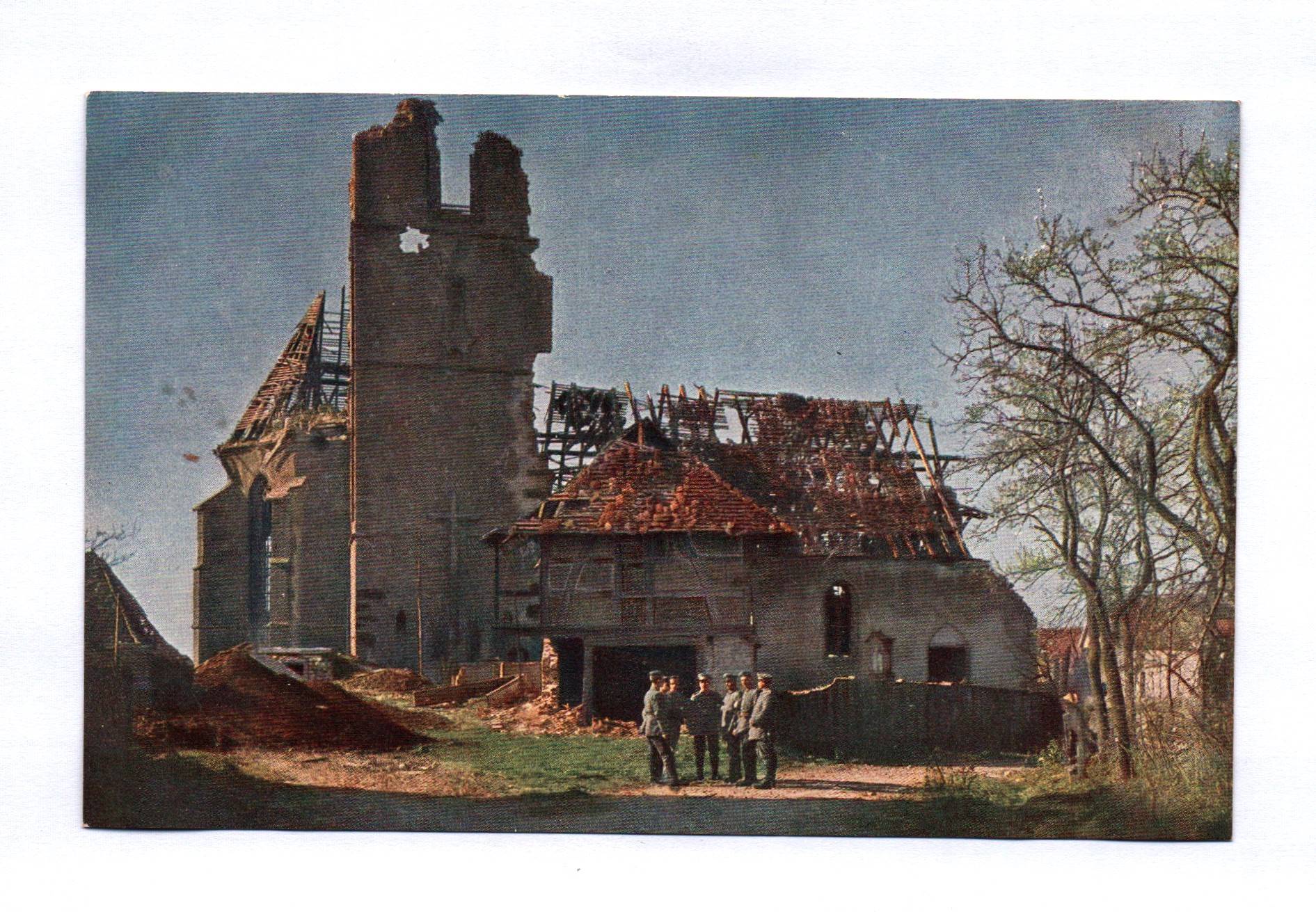 Ak Kirche 1 Wk Ammerzweiler Ober Elsaß 1917 Vogesen Ak Kirche 1 Wk Ammerzweiler Ober Elsaß 1917 Vogesen