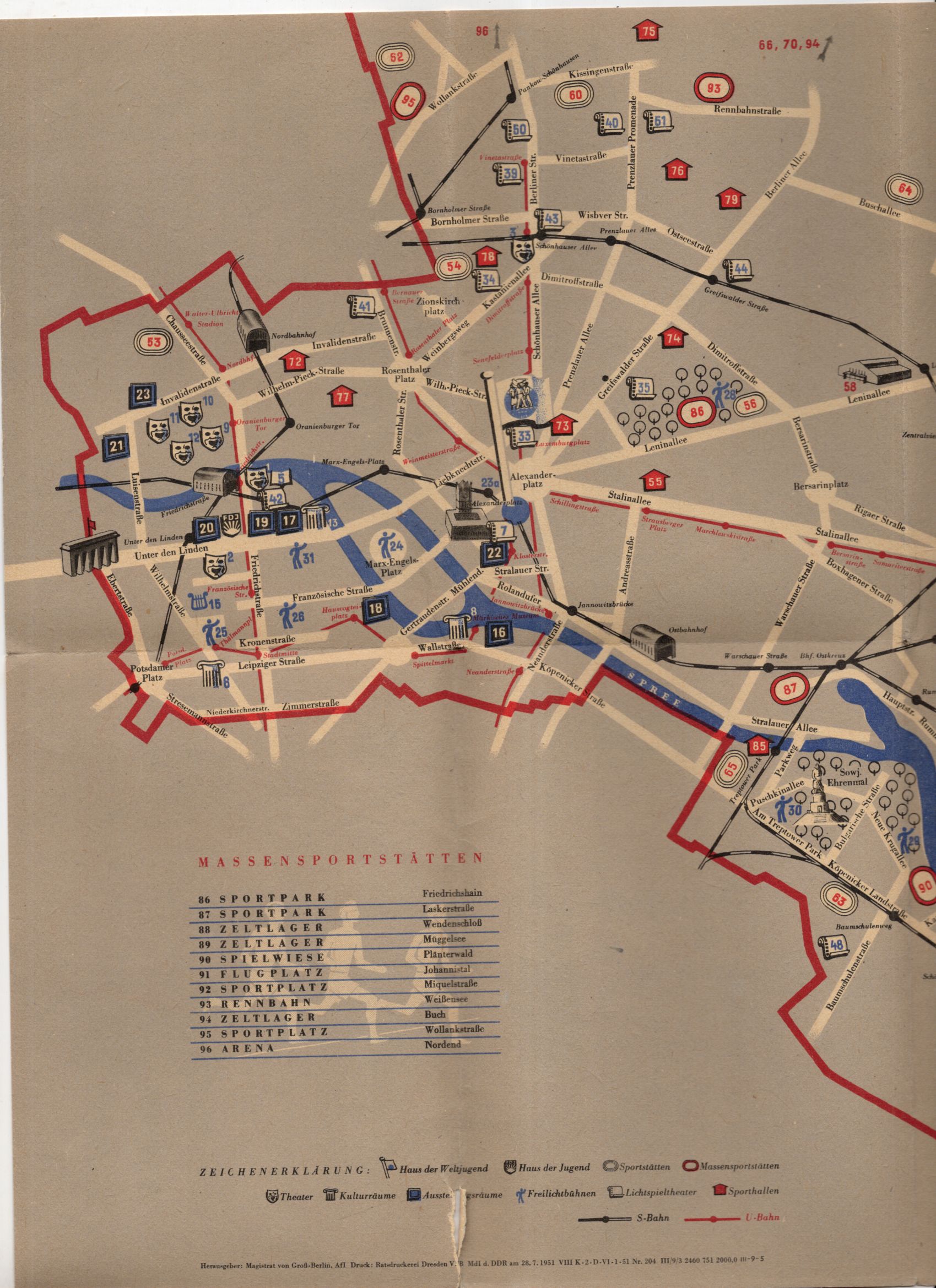 Plan Berlin Stadt der III Weltfestspiele der Jugend und Studenten für den Frieden Plan Berlin Stadt der III Weltfestspiele der Jugend und Studenten für den Frieden