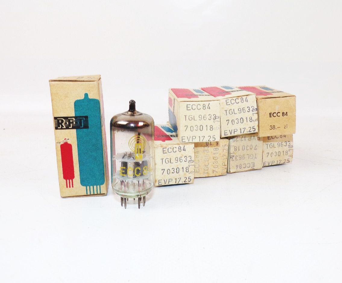RFT Röhre ECC84 tubes 8 Stück 