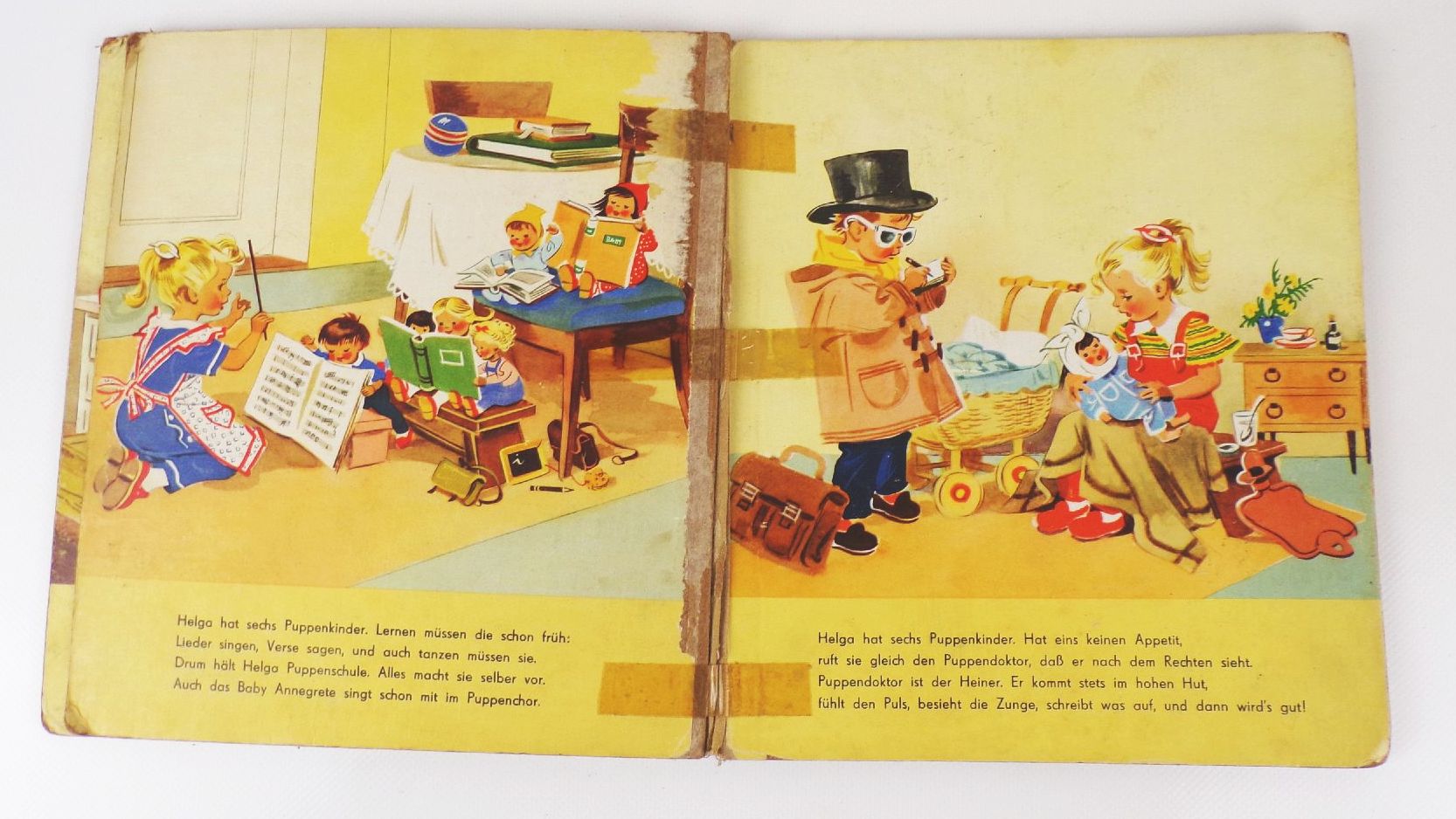 Helga und die Puppenkinder Hanna Roth Schaberschul Otto Ullmann DDR Kinderbuch Kopie
