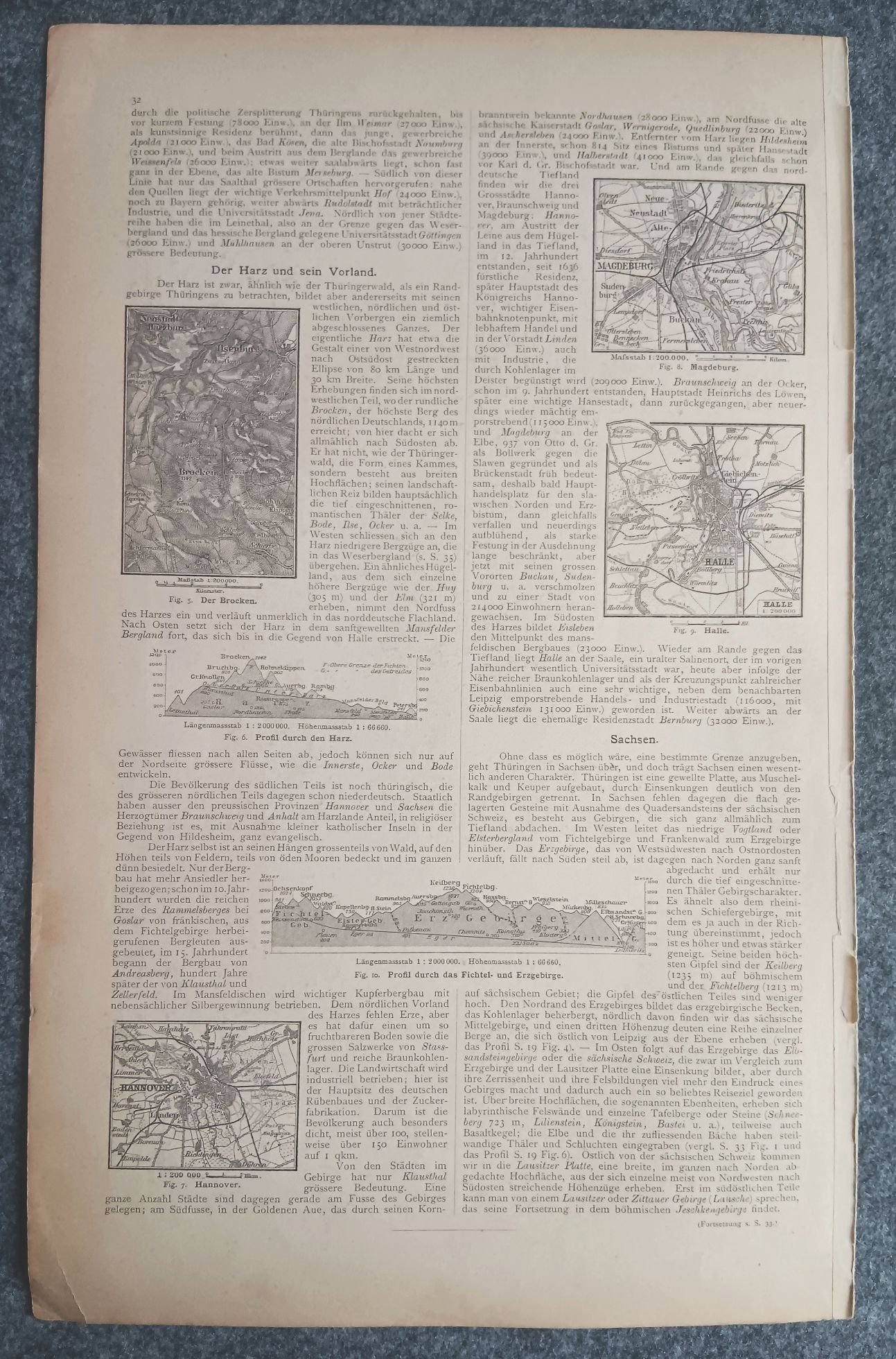 Litho Landkarte Mitteldeutschland Sachsen und Thüringen Carl Wolf Litho Landkarte Mitteldeutschland Sachsen und Thüringen Carl Wolf