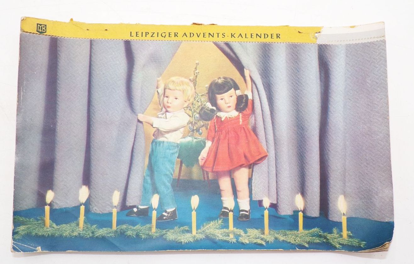 Alter Adventskalender Käthe Kruse Puppen 