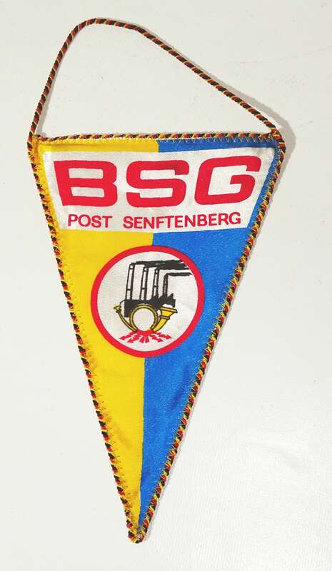 BSG Post Senftenberg Wimpel DDR vintage