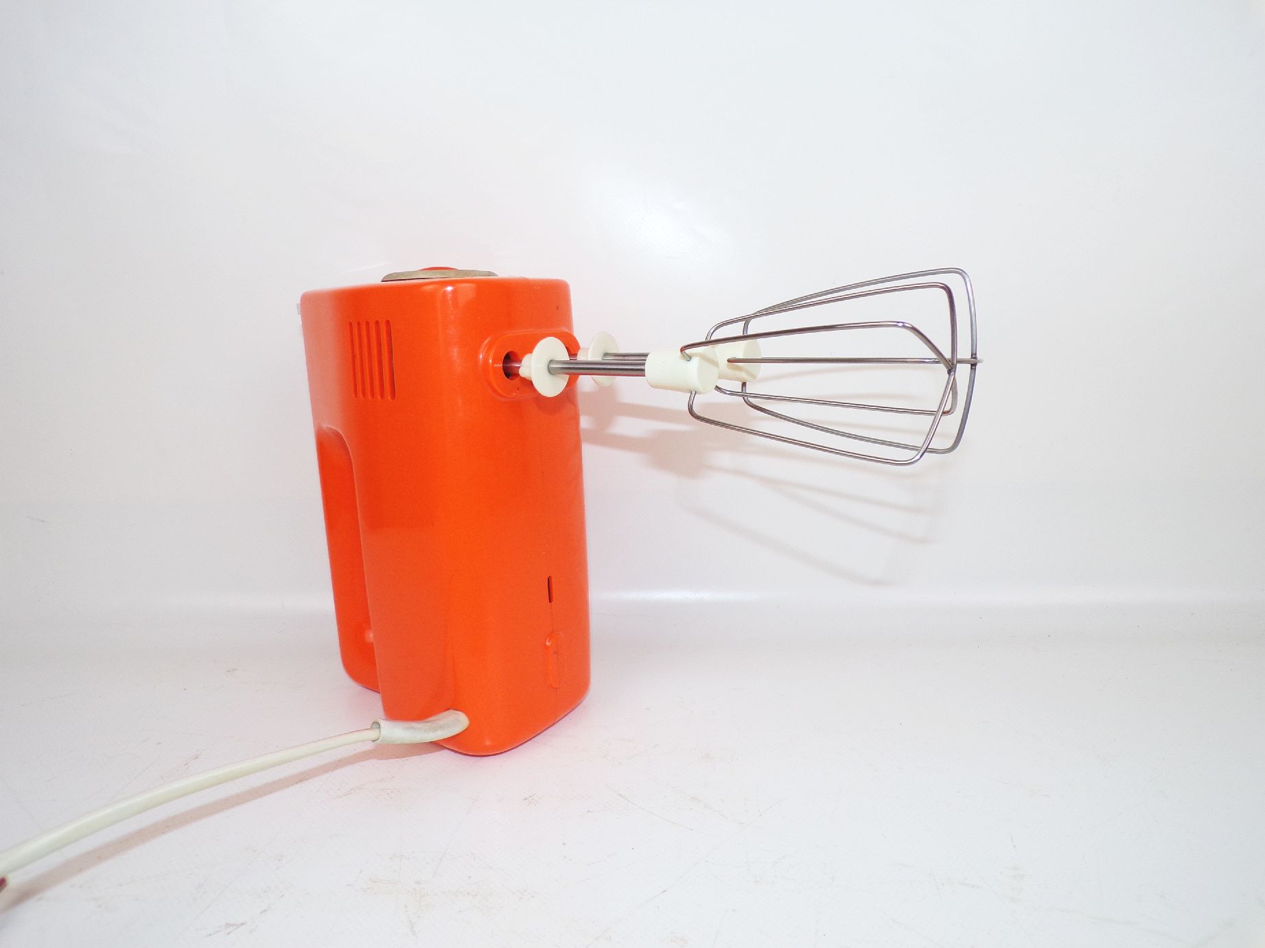 DDR RG28s orange Mixer Handrührgerät Schneebesen 