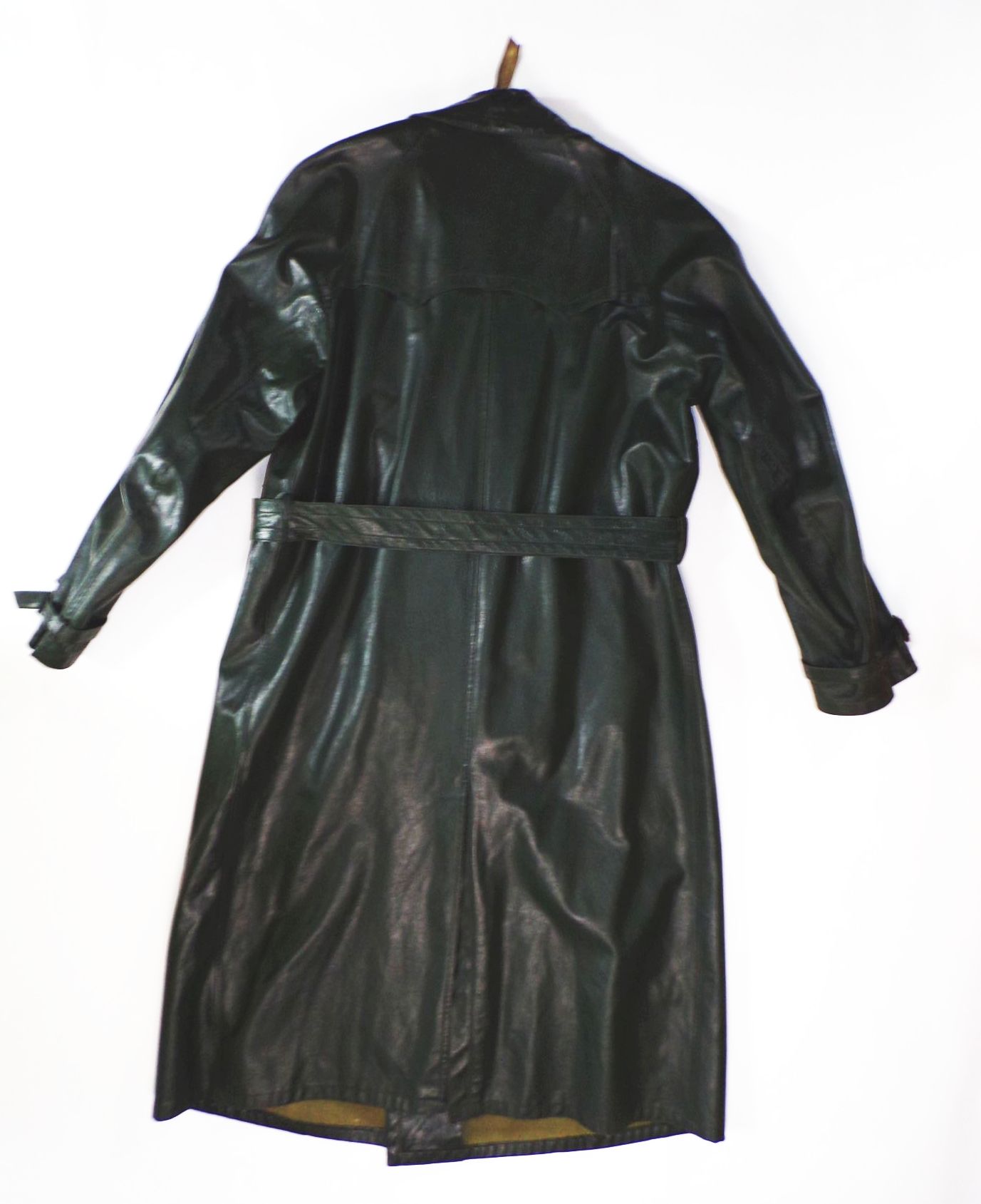 Alter Regenmantel Igelit Vintage Grün 50er Jahre Mantel lang unisex Alter Regenmantel Igelit Vintage Grün 50er Jahre Mantel lang unisex