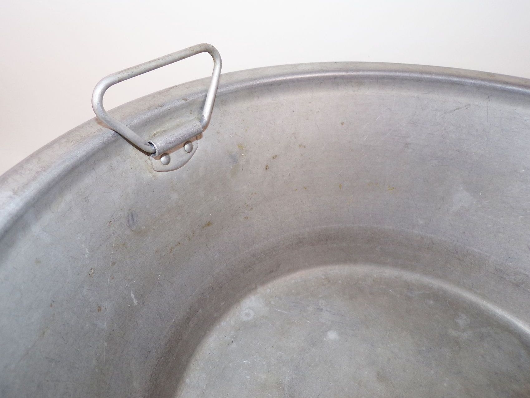 Alte Schüssel Alu Waschschüssel Schlachterschüssel Küchen Schüssel mit Griffen