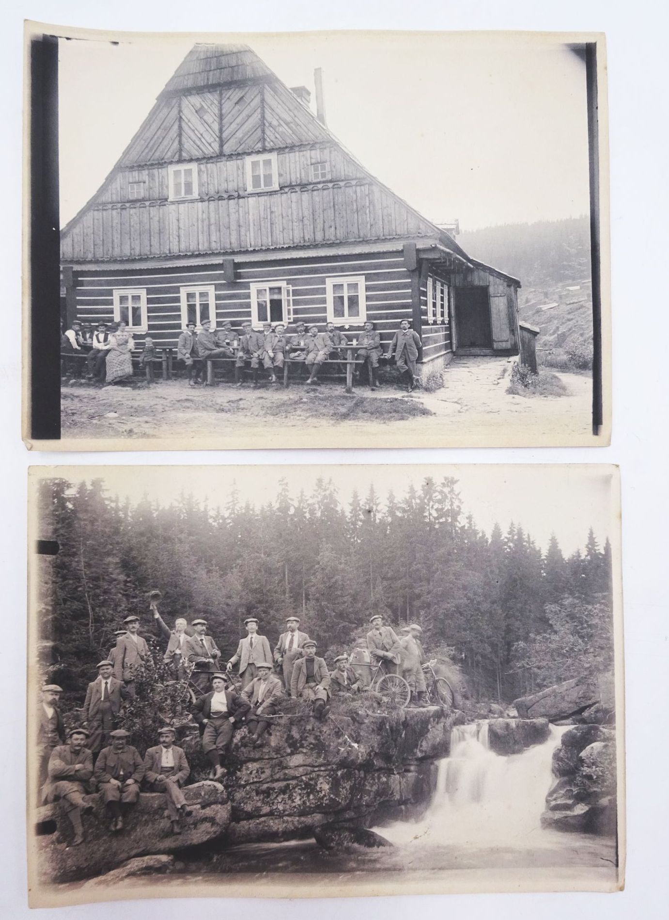 Fotos Radtour Böhmische Schweiz um 1910 großformatig Tschechien 14 Stück Fotos Radtour Böhmische Schweiz um 1910 großformatig Tschechien 14 Stück