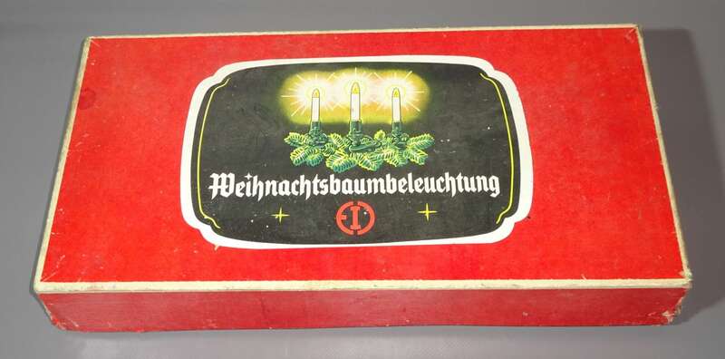 Alte Weihnachtsbaum Lichterkette 16er Christbaumlichterkette Beleuchtung 