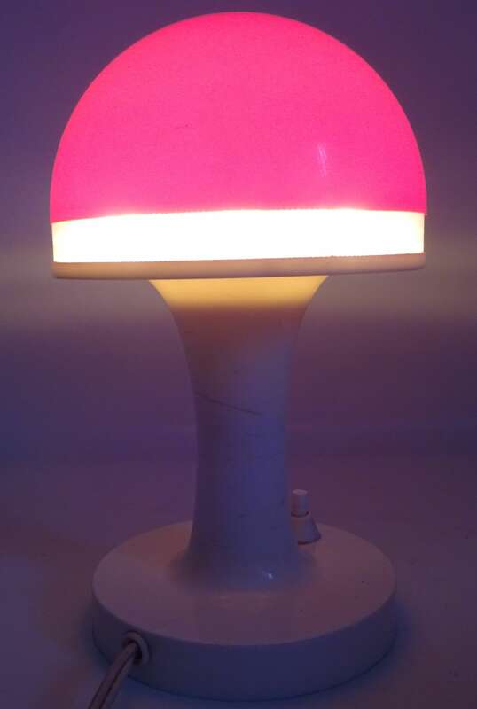 Vintage Pilzlampe Tischlampe Georgi Bockau 1970er Design Retro Lampe