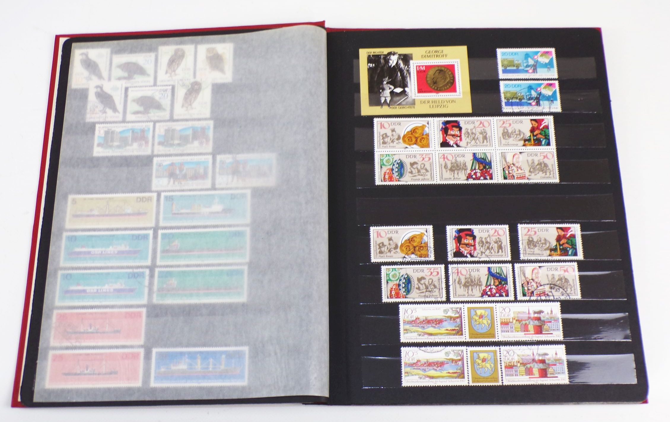 Briefmarken Sammlung Schwerpunkt DDR wenig BRD kaum Ausland 31 Alben 