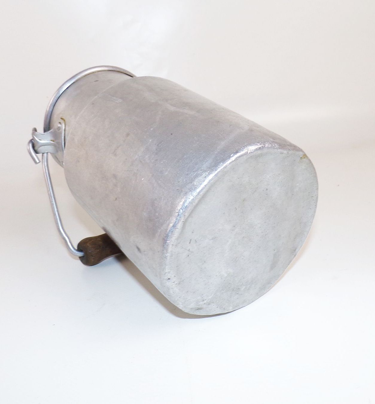 Alte Alu Milchkanne Behälter 1 Liter Pflanzgefäß Gartendeko