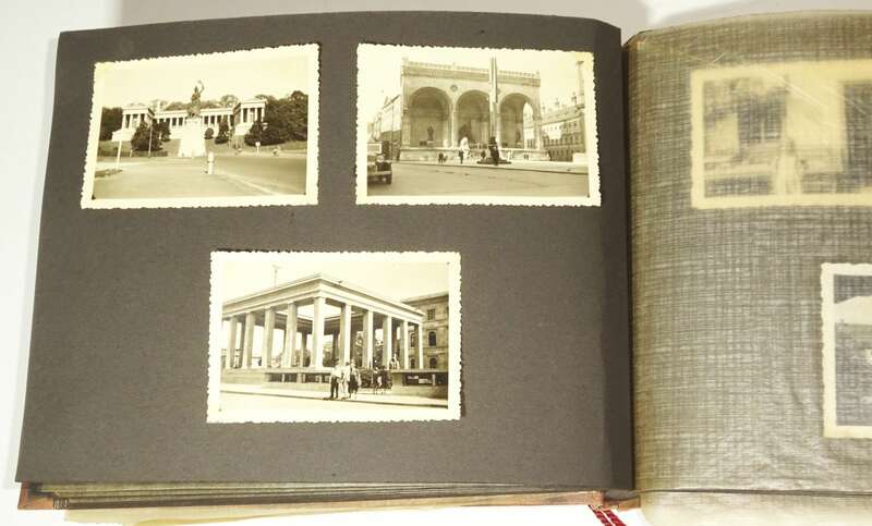 Fotoalbum Alpen Reise wenig Militär 1930er 1940er Fotos