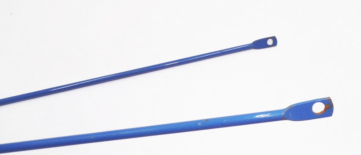 Alte Fahrradstrebe blau 32 cm Oldtimer Alte Fahrradstrebe blau 32 cm Oldtimer