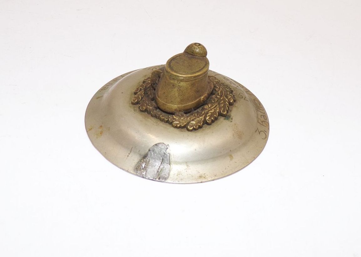 Alter Deckel für Reservistenkrug 3 Batterie 5 KS Feldartillerie Regiment 64 Pirna