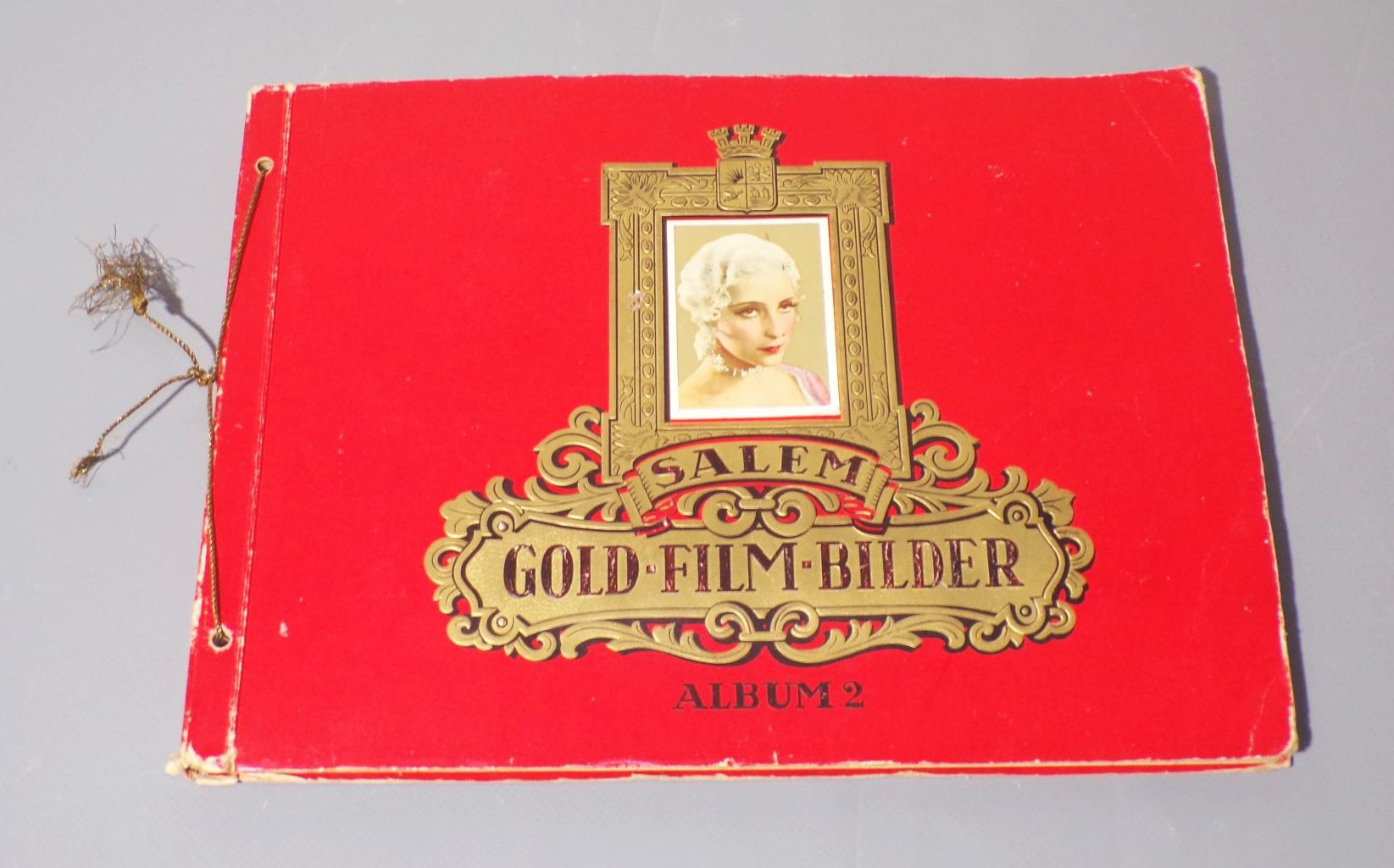 Salem Gold Filmbilder Album 2 movie stars trading cards