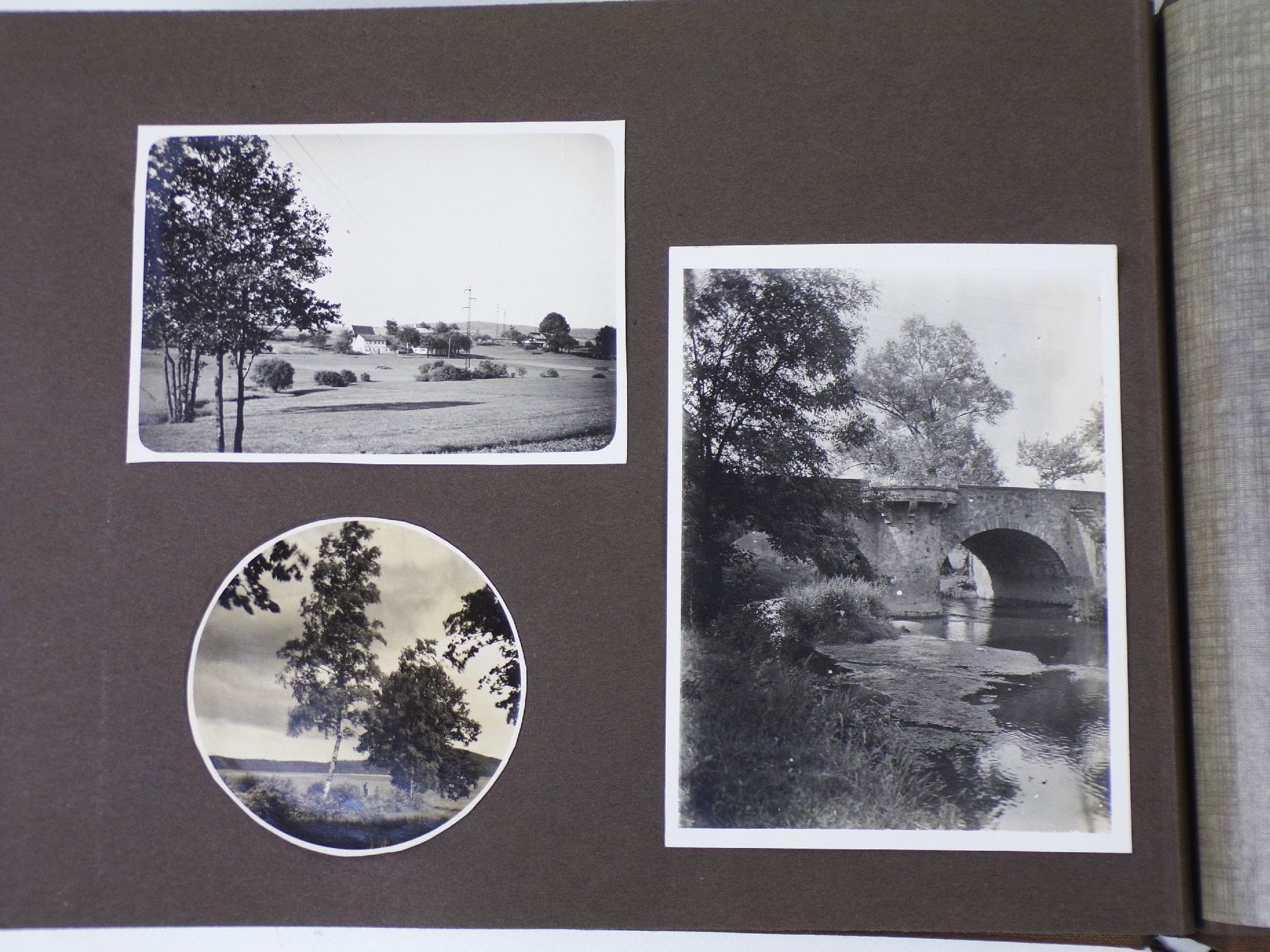 Altes Fotoalbum Bautzen Maler beim malen Löbau Stolpen Schurig Baude Spree 