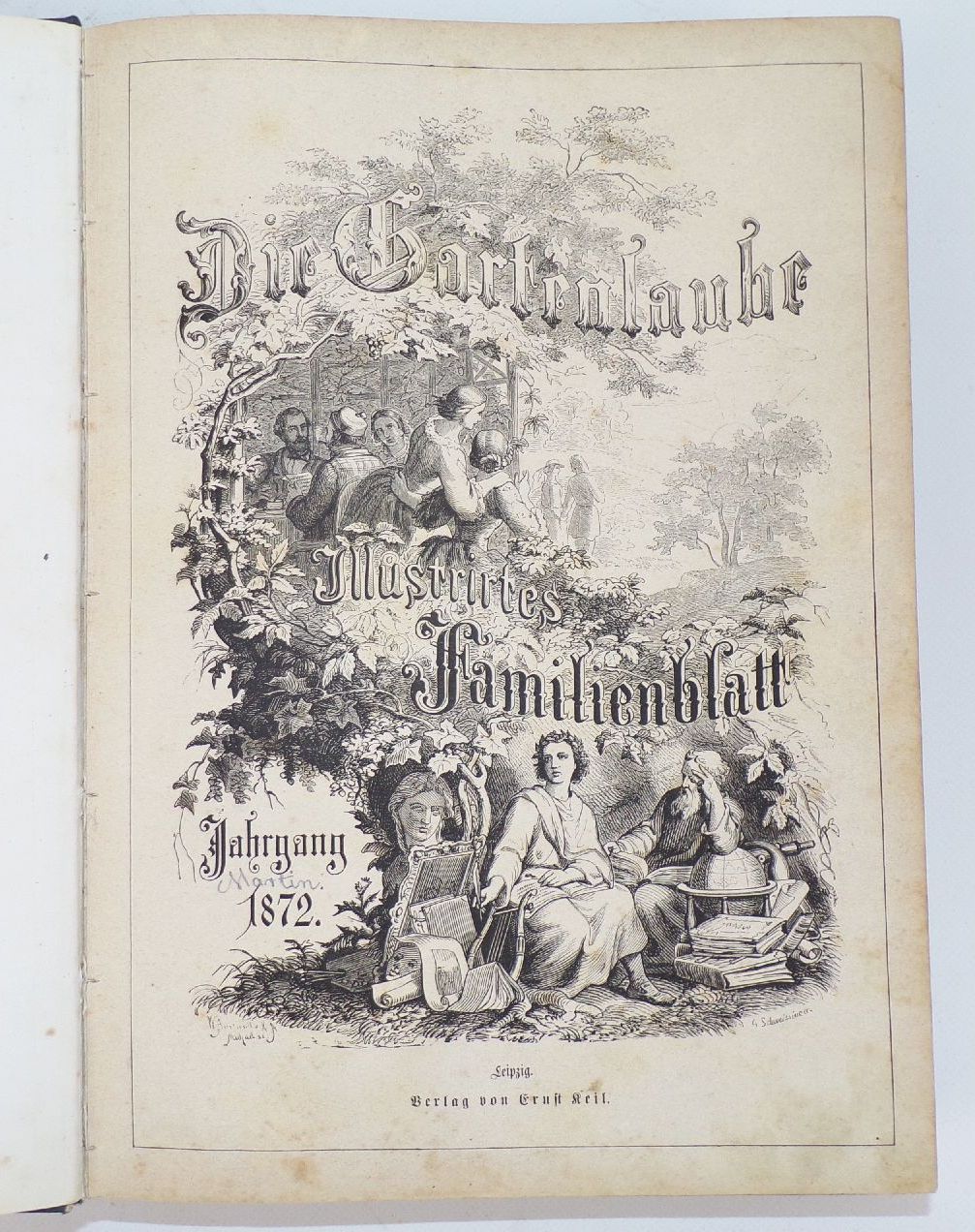 Gartenlaube Illustriertes Familienblatt 1872 kompletter Jahrgang 