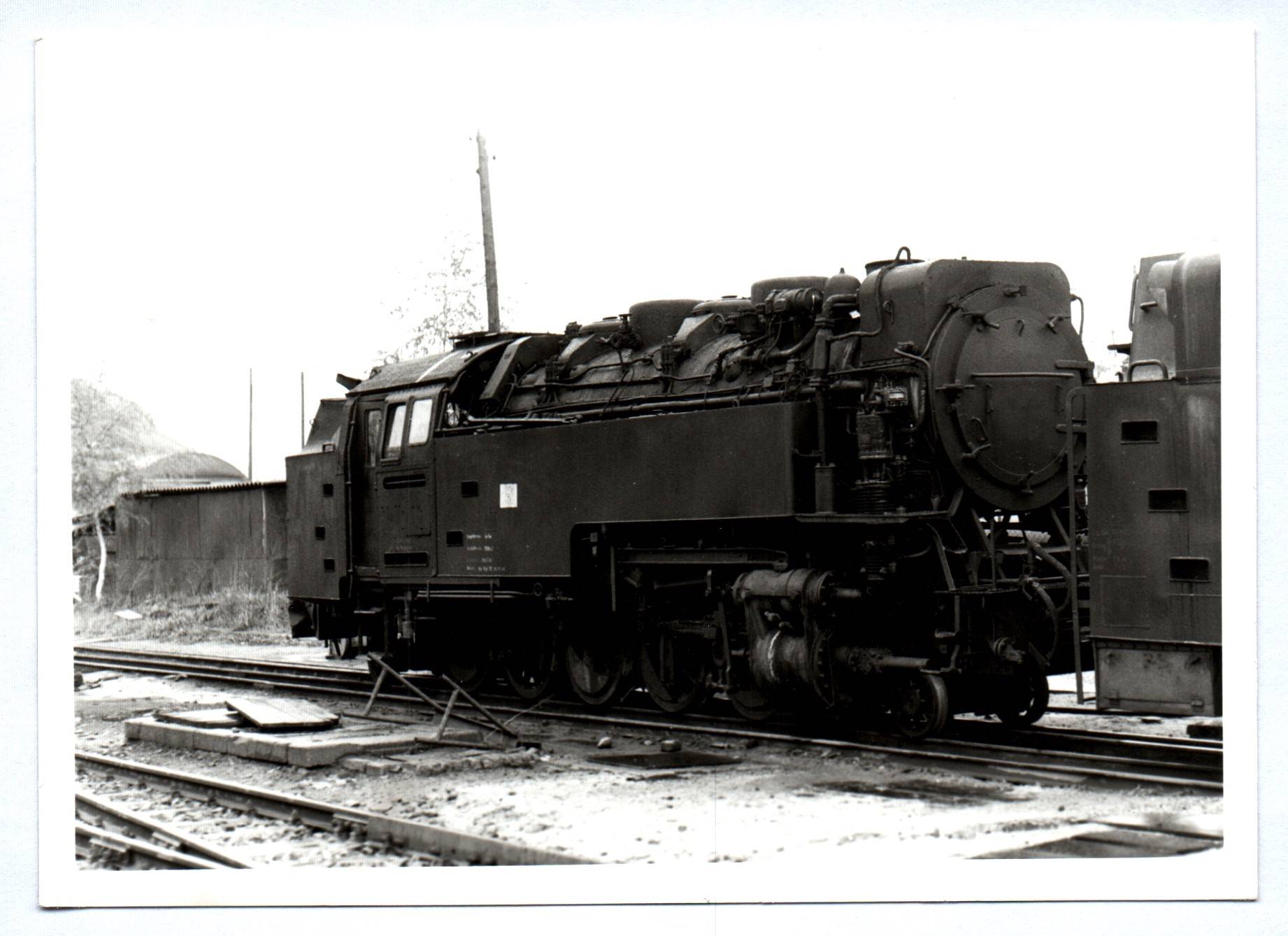 Foto alte Dampflokomotive Deutsche Reichsbahn Rottleberode