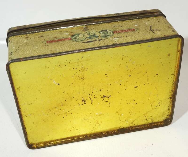 Manoli Cigarettes La Fleur Blechdose Blechbüchse Reklame Sammler 