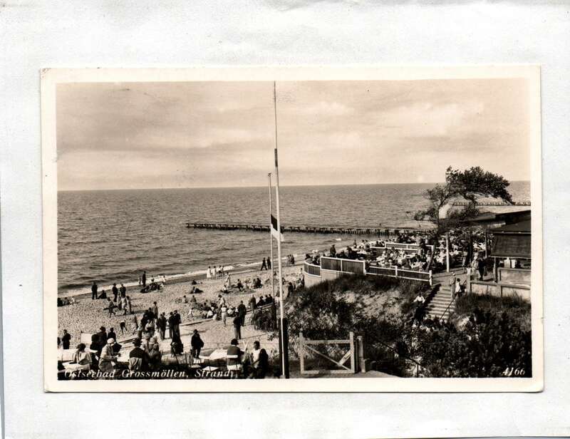 Ak Ostseebad Grossmöllen Strand 1933