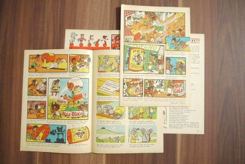 Atze Pedro und Coco Der Schulgarten Heft 7 DDR Comic 1966