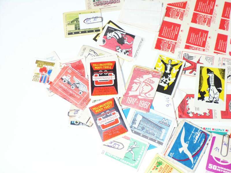 Konvolut Streichholzetiketten Russland Sowjetunion UdSSR 