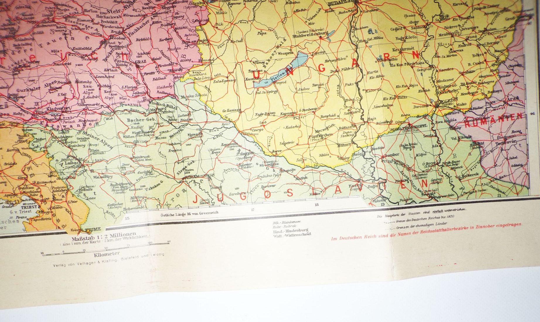 Das Deutsche Reich seit dem 13 März 1938 historische Landkarte 