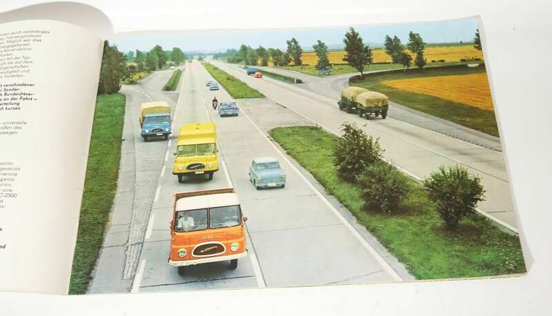 Broschüre Robur LO2500 LD2500 Oldtimer DDR Zweisprachig 