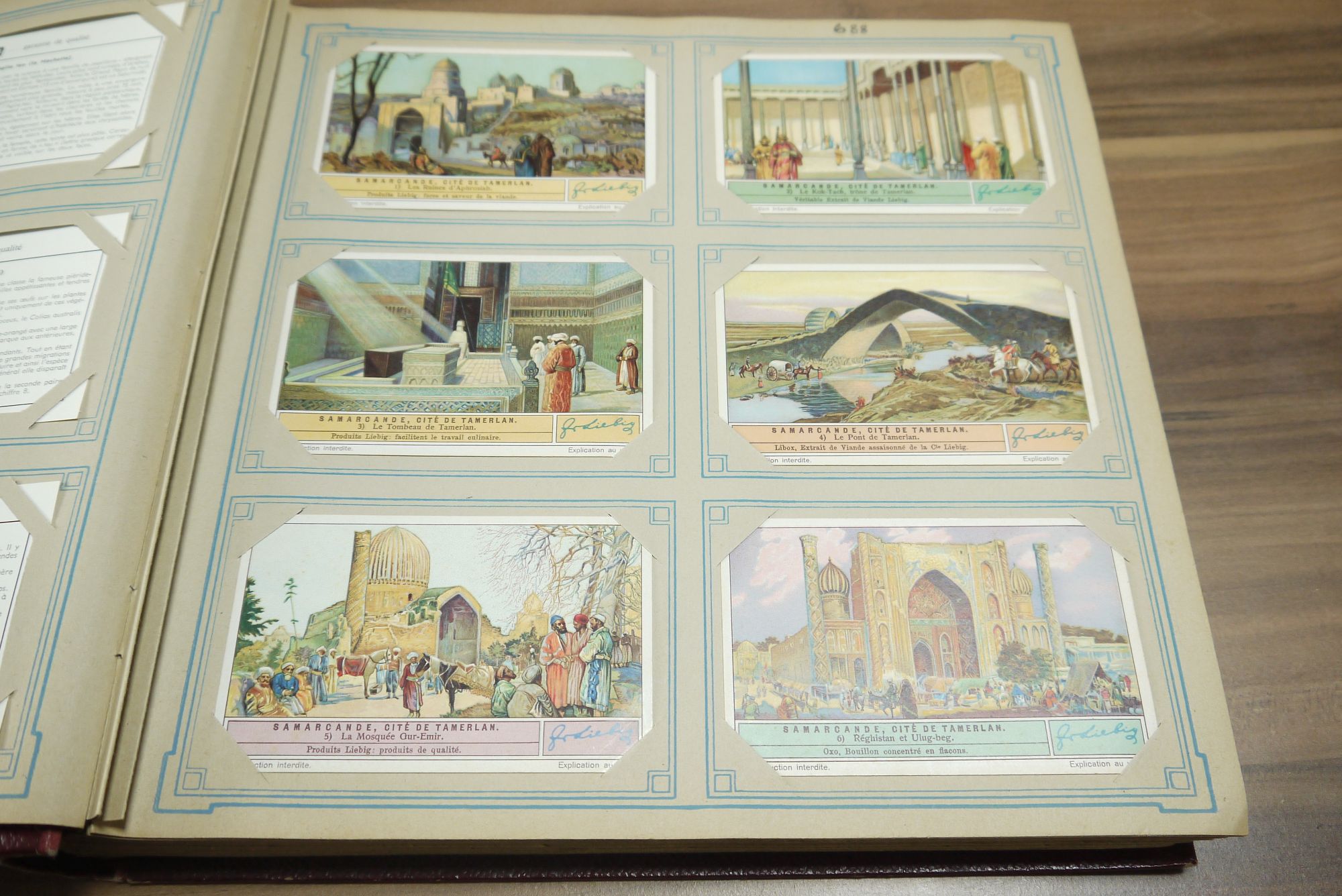 Liebig Chromo Album Sammelbilderalbum ca 52 Seiten 312 Karten Sammelbilder