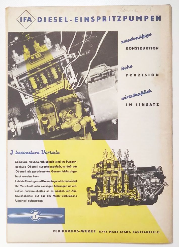 Zeitschrift KFT Kraftfahrzeugtechnik Nr 11 Barkas Transporter DDR 1959 Zeitschrift KFT Kraftfahrzeugtechnik Nr 11 Barkas Transporter DDR 1959