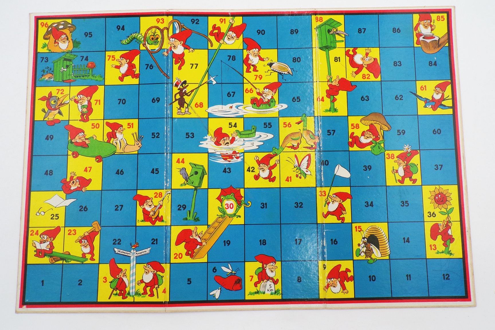Altes Brettspiel Wichtelmännchen 1959 DDR Altes Brettspiel Wichtelmännchen 1959 DDR