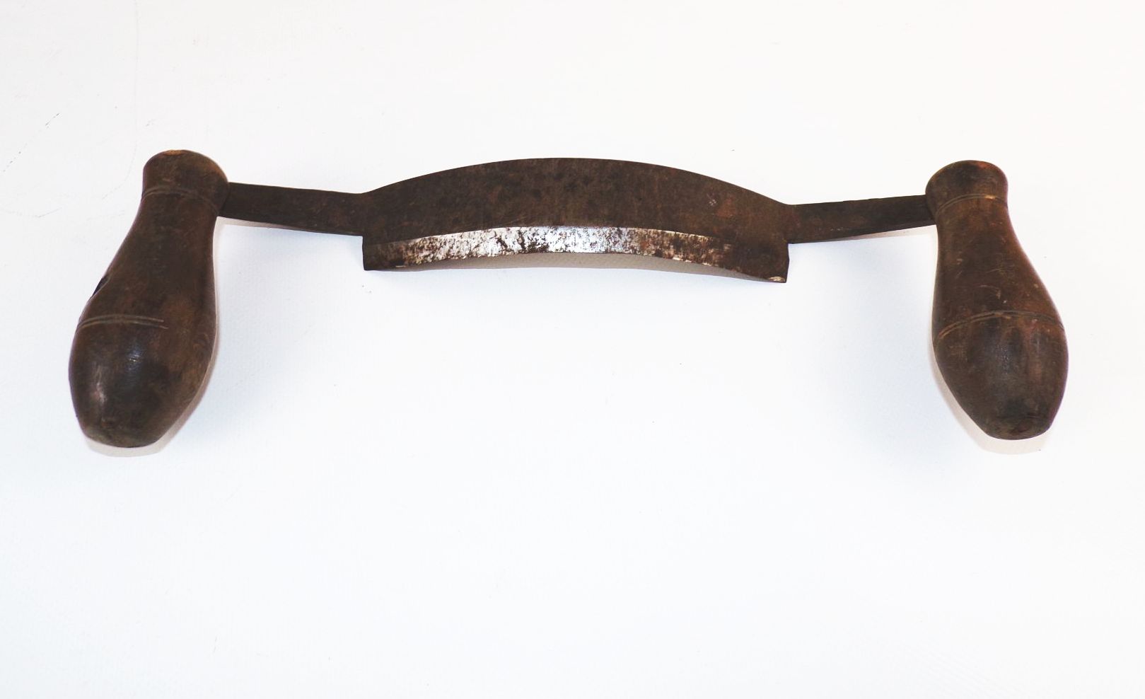 Altes gebogenes Schäleisen Zimmermann Werkzeug Ziehmesser Altes gebogenes Schäleisen Zimmermann Werkzeug Ziehmesser