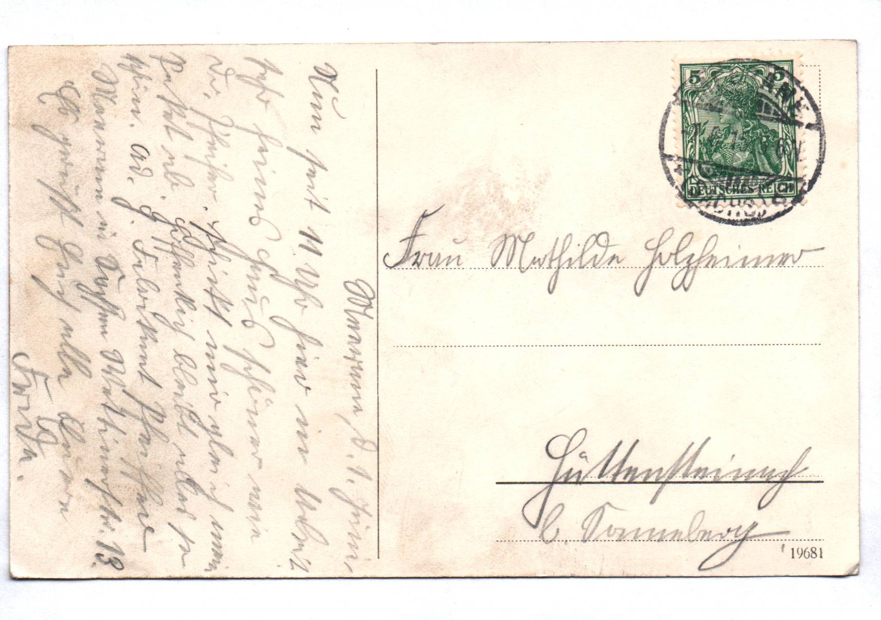 Ak Meerane Marienstraße 1915 Ak Meerane Marienstraße 1915