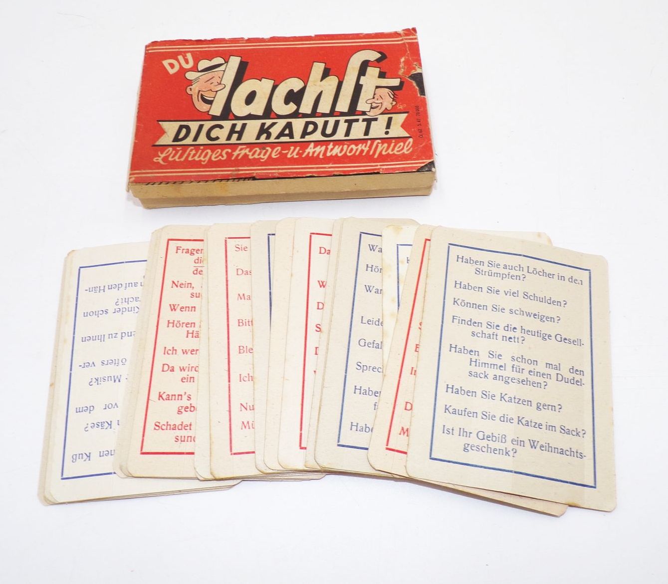 Du lachst dich kaputt Lustiges Frage und Antwortspiel 1947