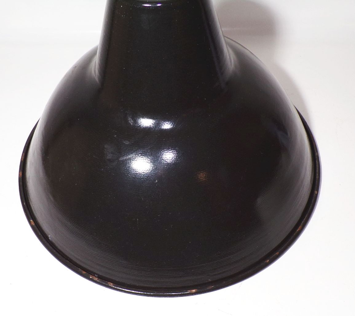 Alter Fabriklampenschirm Emaille Lampenschirm Durchmesser 38 cm