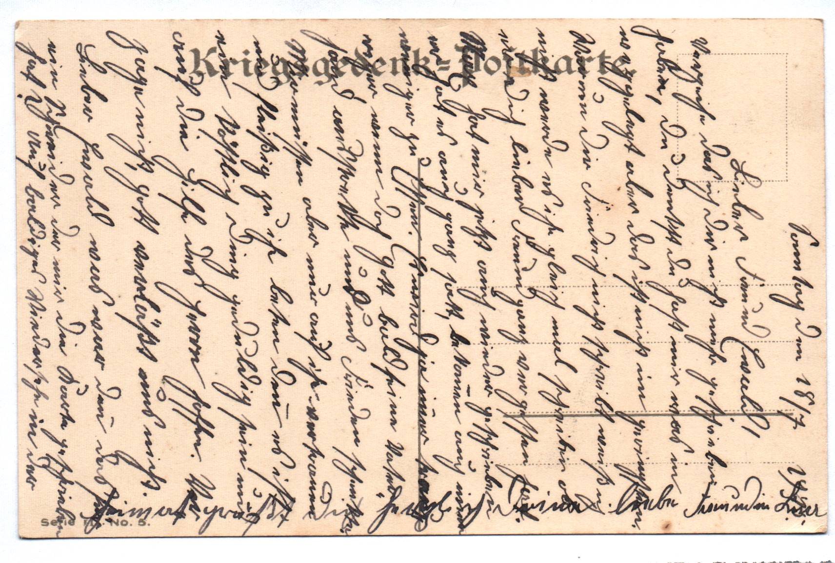 Feldpost 1915 Fahne Wappen Preußen Die Trommel wirbelt 1 Wk