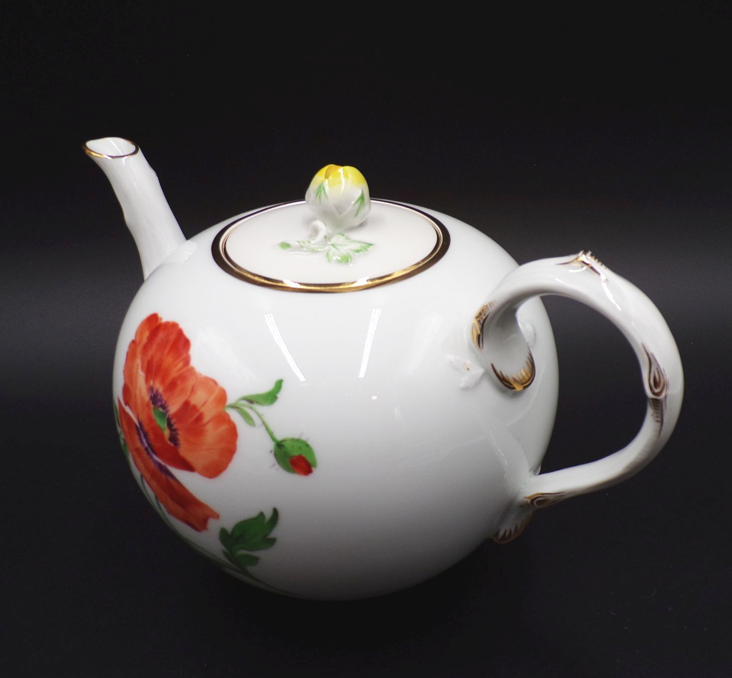 Alte Meissen Teekanne Bunte Blume 2 Wahl 