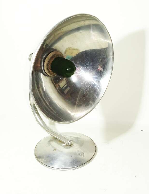 Vintage Höhensonne EGB Alu Stehlampe Wärmelampe Heizstrahler Deko 