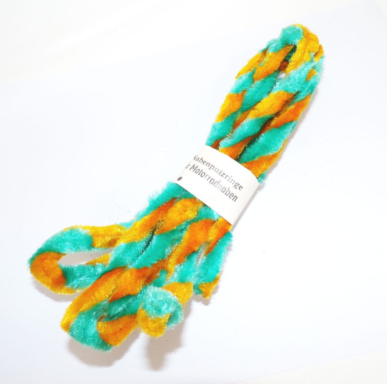 Wüma Putzring Motorradnabe Nabenputzring Gelb Grün DDR 