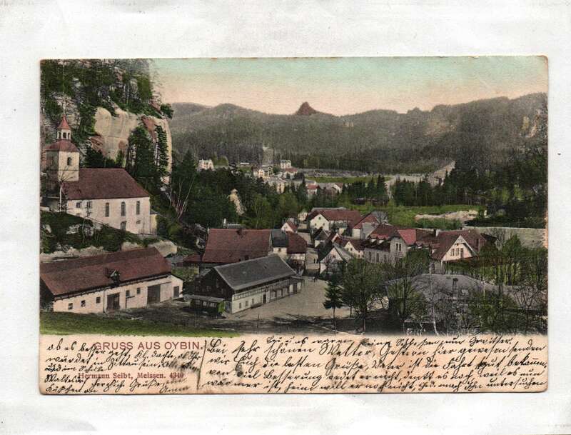 Ak Gruß aus Oybin 1907