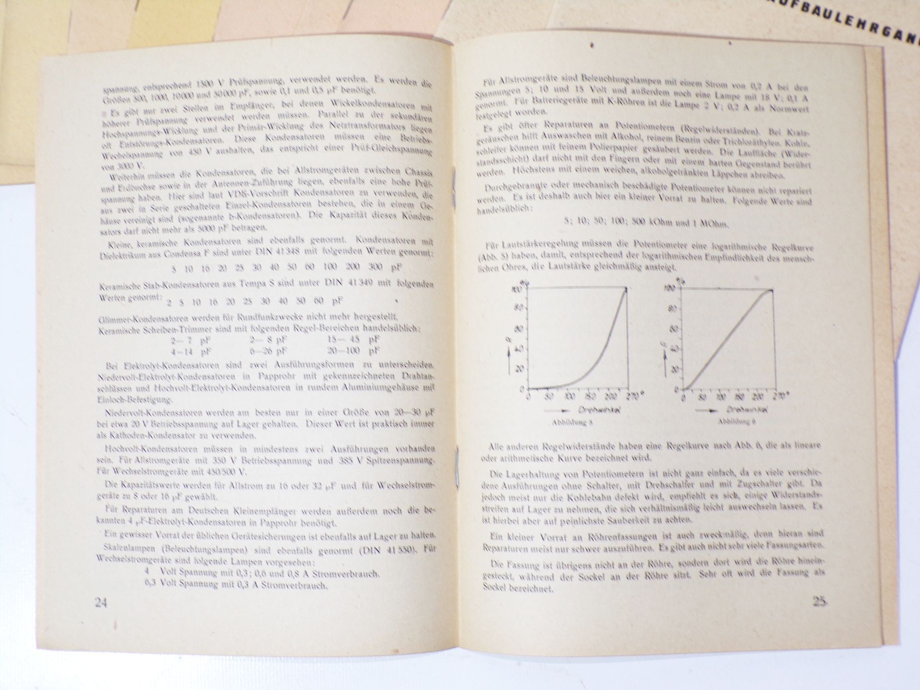 Radio Literatur Rundfunk Technik Lehrhefte Röhren Bastelbuch Schaltungsliste