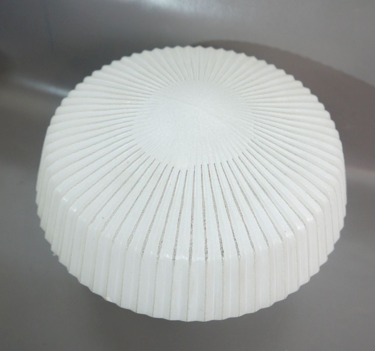 Kellerlampe Flur Badlampe E27 Glas Vintage Deckenlampe rund